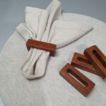 Katari todo para decoración de mesa. Servilletero con seike decorativo, diseño (rústico)